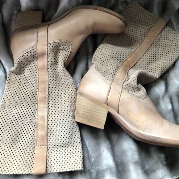 Joe Sanchez Soft leather natural boot - Picture 5 of 8